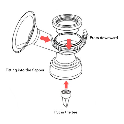 Breast pump duckbill valve - duckbill,